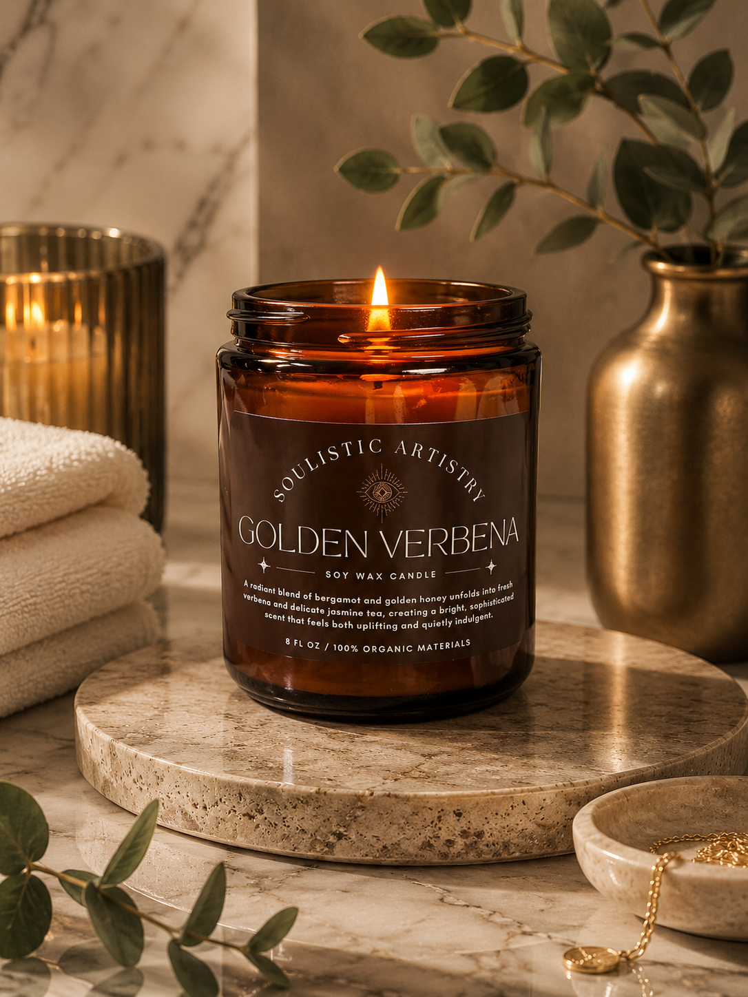 Golden Verbena Candle