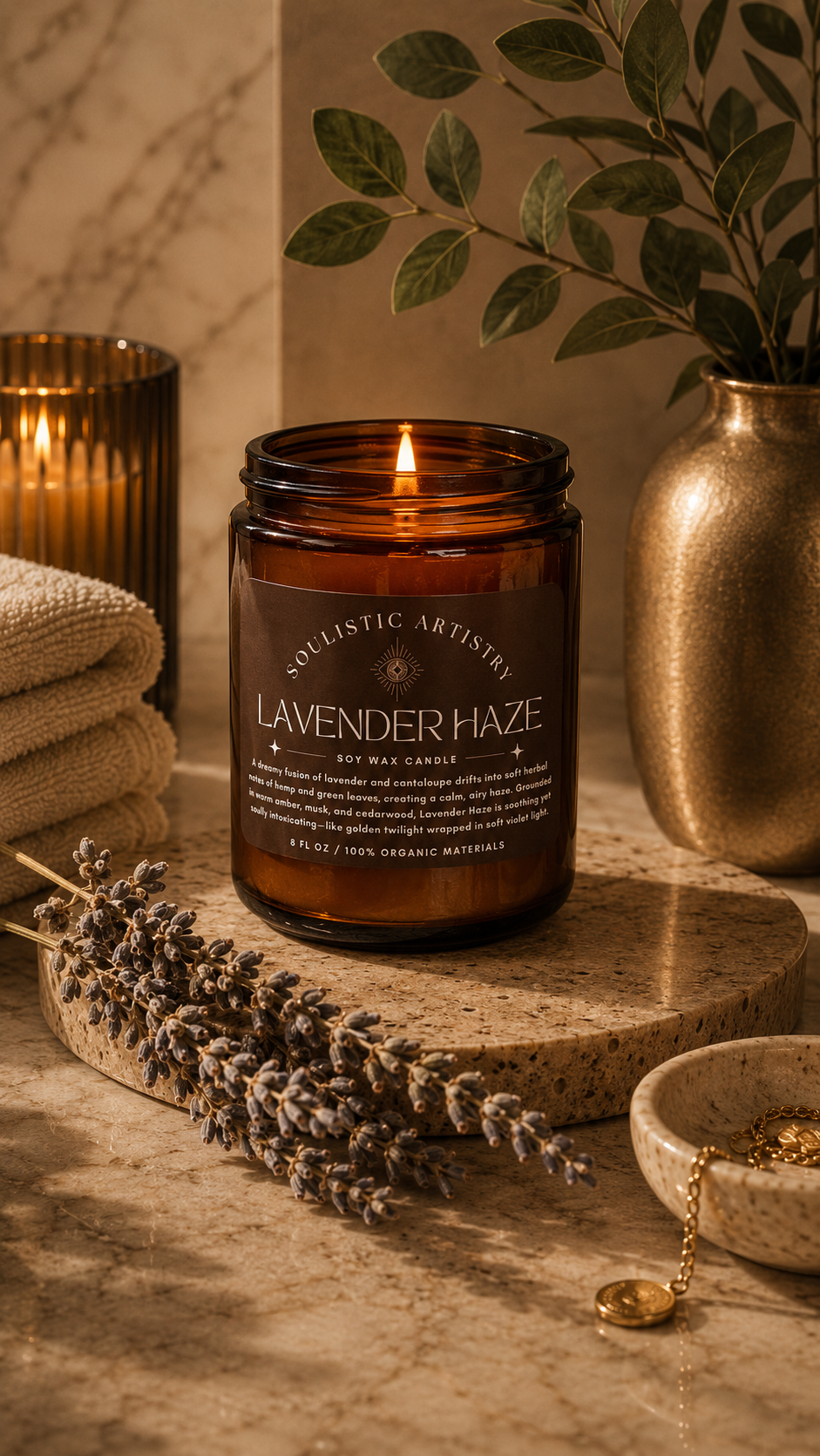 Lavender Haze Candle